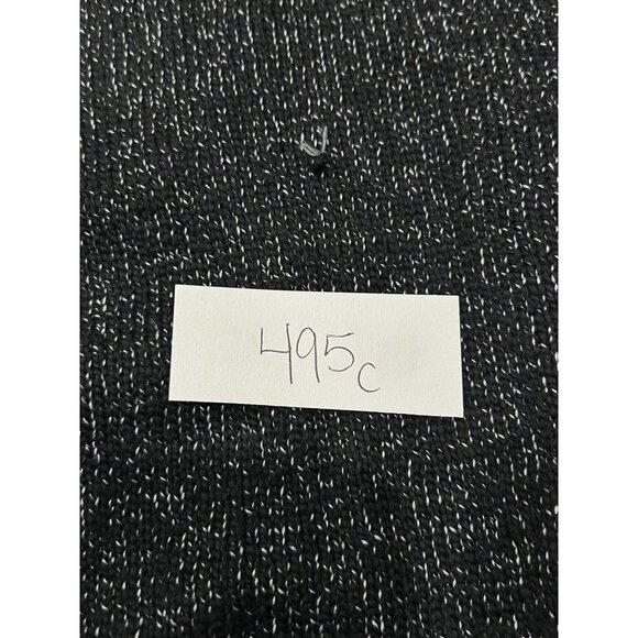 Chaps NWT Mens Half-Zip Sweater Black & White Cotton Blend Size L - Picture 11 of 11